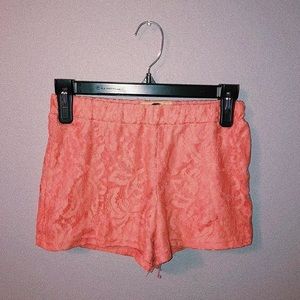 lace booty shorts
